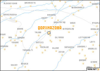 map of Qorxmazoba