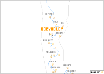 map of Qoryooley