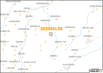 map of Qoşabulaq