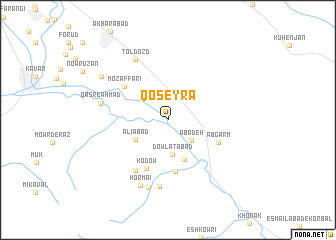 map of Qoşeyrā