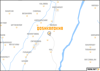 map of Qoshkarokha