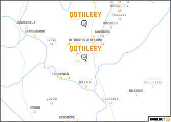 map of Qotiileey