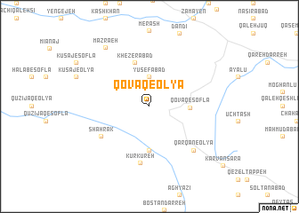 map of Qovāq-e ‘Olyā