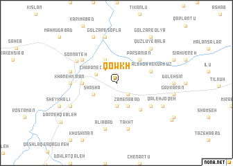 map of Qowkh