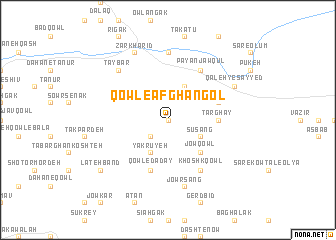 map of Qowl-e Afghān Gol