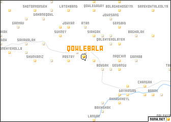 map of Qowl-e Bālā