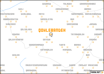 map of Qowl-e Bandeh