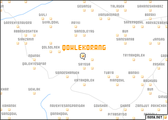 map of Qowl-e Korang