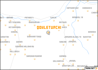 map of Qowl-e Tūpchī