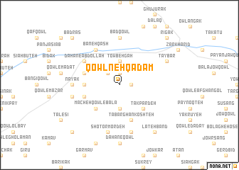 map of Qowlneh Qadam