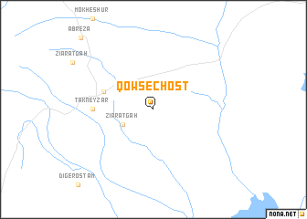 map of Qows-e Chost