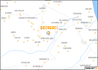 map of Qozağacı