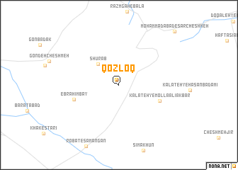 map of Qozloq