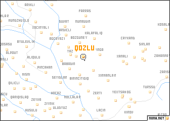 map of Qozlu