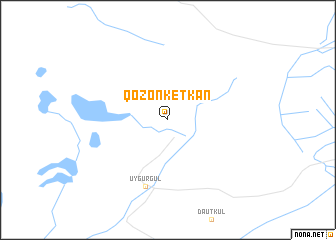 map of Qozonketkan