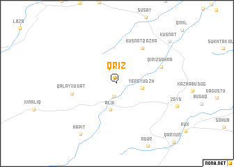 map of Qrız