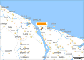 map of Quaal