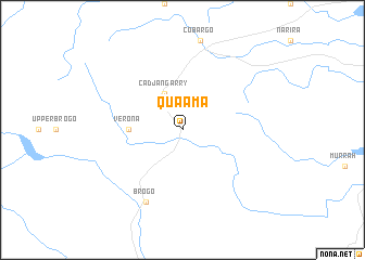 map of Quaama