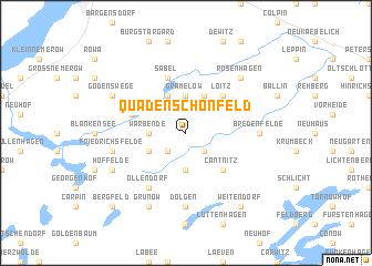 map of Quadenschönfeld