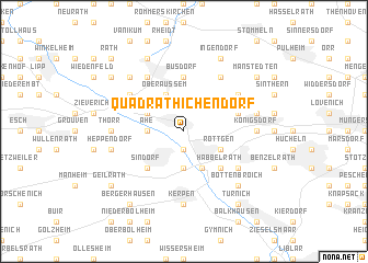 map of Quadrath-Ichendorf