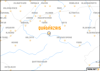 map of Quadrazais