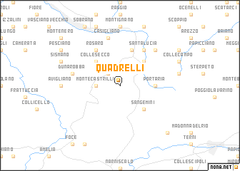 map of Quadrelli