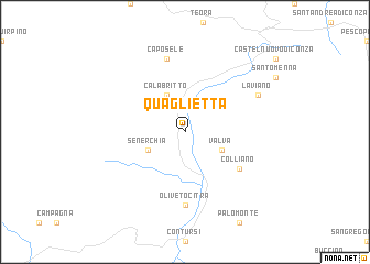 map of Quaglietta