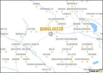 map of Quagliuzzo