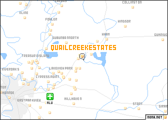 map of Quail Creek Estates