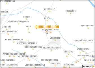 map of Quail Hollow