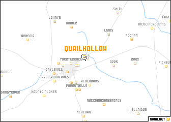 map of Quail Hollow