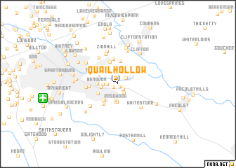 map of Quail Hollow