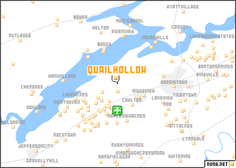 map of Quail Hollow