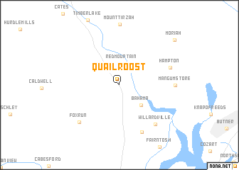 map of Quail Roost