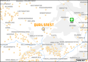 map of Quails Nest