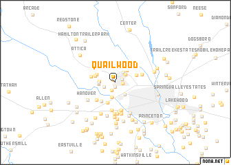 map of Quailwood