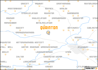 map of Quainton