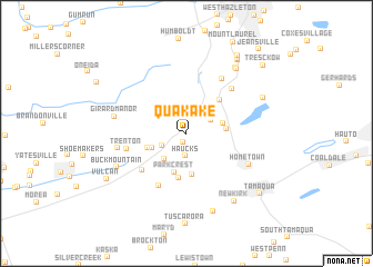 map of Quakake