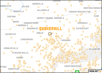 map of Quaker Hill