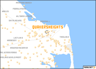 map of Quakers Heights