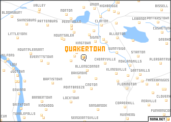 map of Quakertown