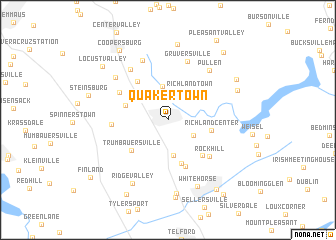 map of Quakertown