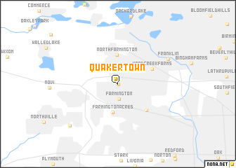 map of Quakertown