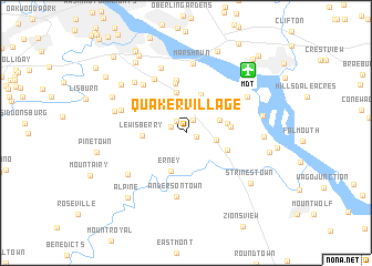 map of Quaker Village