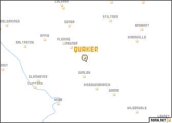map of Quaker