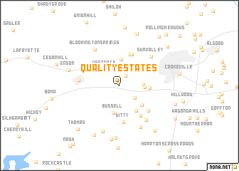 map of Quality Estates