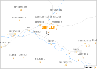 map of Qualla