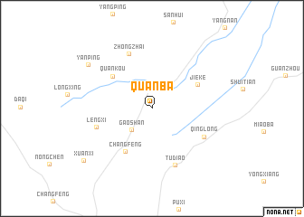 map of Quanba
