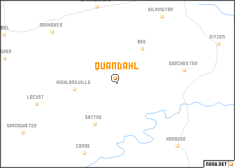 map of Quandahl