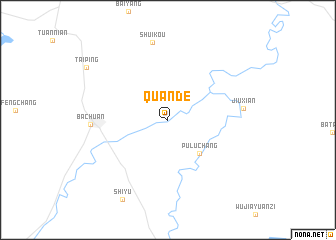 map of Quande